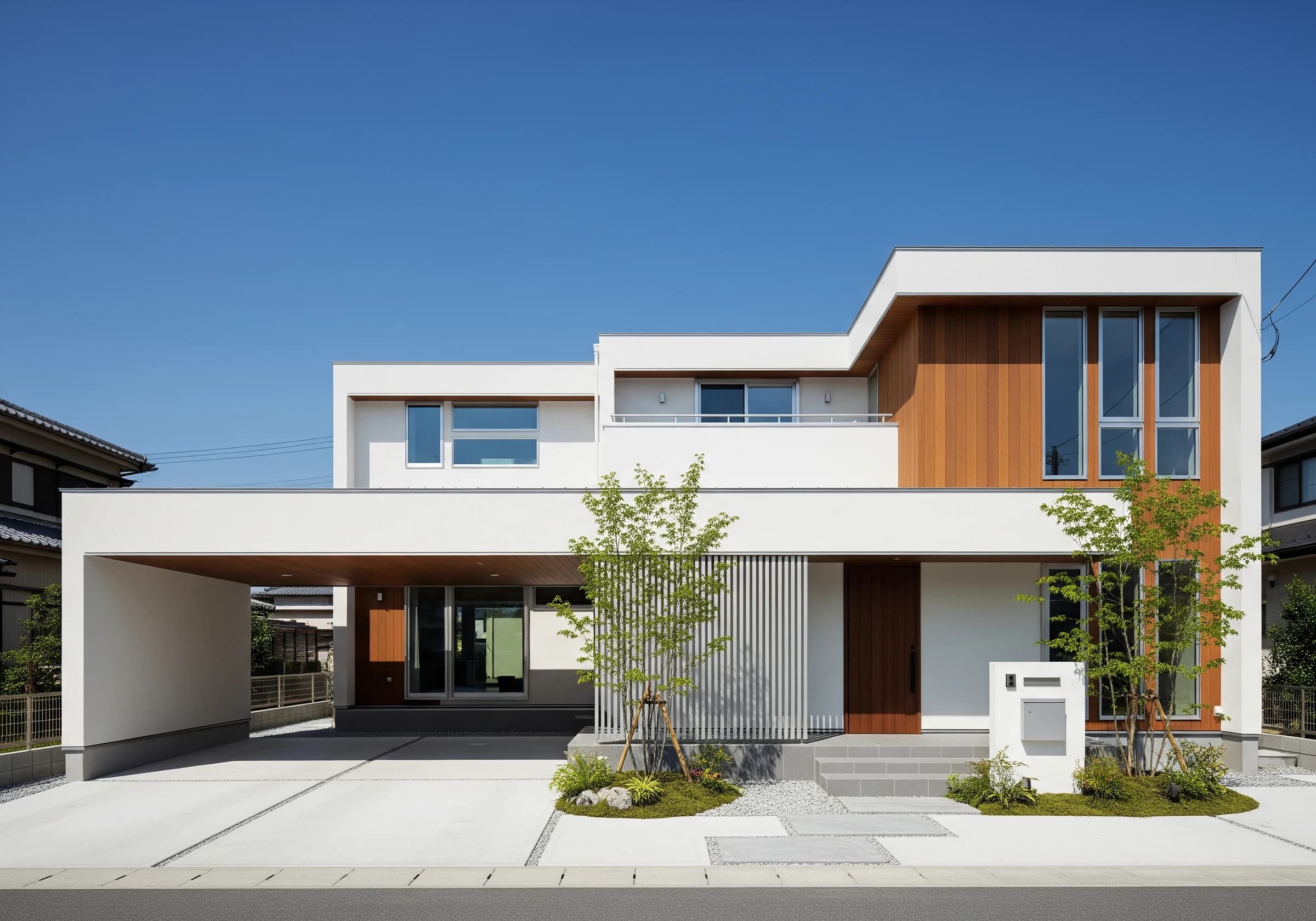新築戸建住宅の外観
